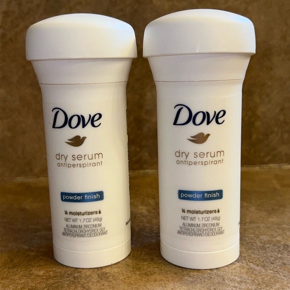 2 New Dove Dry Serum Powder Fresh Antiperspirant - Picture 1 of 3
